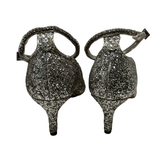 JEWEL BADGLEY MISCHKA NWOB $109 Jamila in Smoked Glittter Size 9.5 - Picture 8 of 11